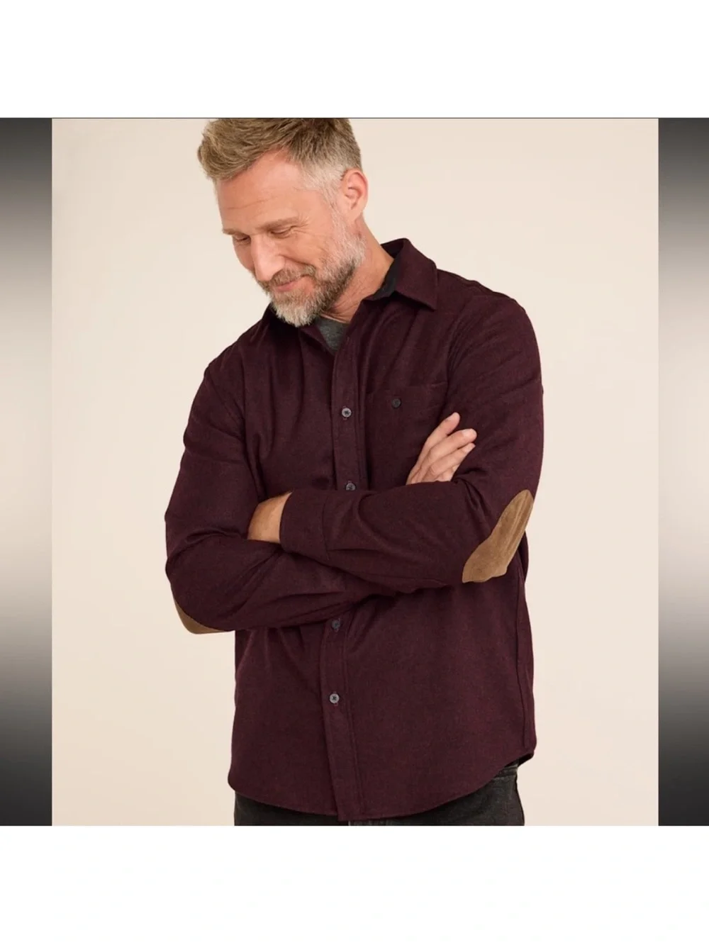 J Crew Shirt S Classic Burgundy